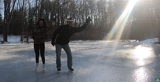 Ice skating - wonderful winter sport